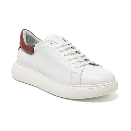 Erkek Sneaker ( Günlük) RC-25Y-058-R1960 John May Beyaz-Bordo