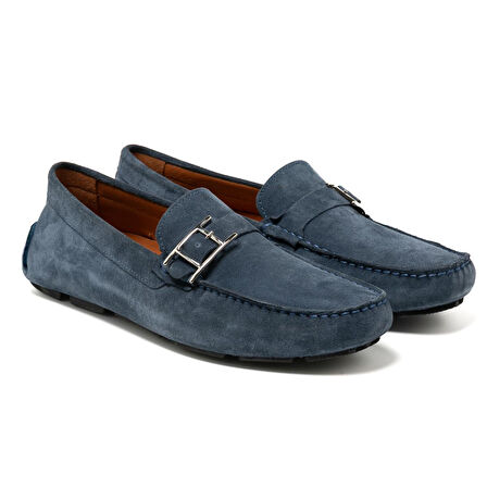 Erkek Oxford ( Klasik) MO-7574A044-7574 Giuseppe Mengoni İndigo Süet