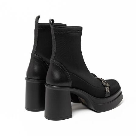 Kadın Bot GTN-20596 John May Siyah Strec