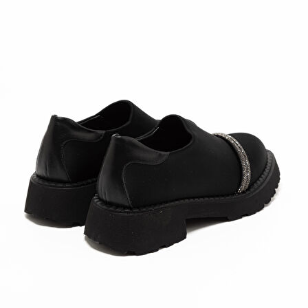 Kadın Oxford ( Klasik) GTN-24570 John May Siyah Strec