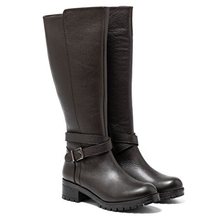 Kadın Çizme SR-26990-1 John May Kahve