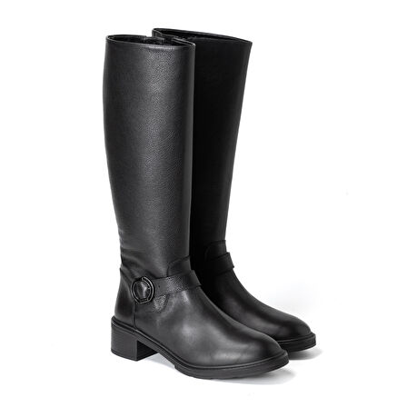 Kadın Çizme SR-13900-1 John May Siyah