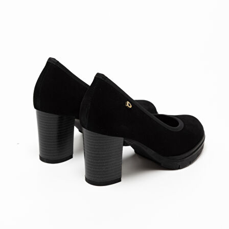 Kadın Oxford ( Klasik) 483700DP Donna Serena 3700DP CAMOSCIO PELLE Nero