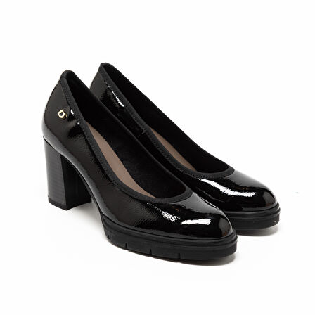 Kadın Topuklu/ Stiletto 483700DS Donna Serena 3700DS Naplak Axel Nero