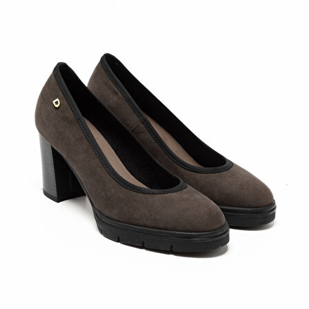 Kadın Topuklu/ Stiletto 483700DS Donna Serena 3700DS Camoscio Taupe