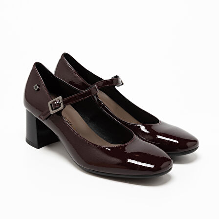 Kadın Oxford ( Klasik) 235743DS Donna Serena 5743DS SLIDE Naplack Bordeaux