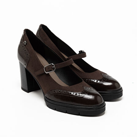 Kadın Topuklu/ Stiletto 485787DM Donna Serena 5787DM CAMOSCIO TDM/NAP PEL TD