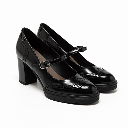 Kadın Topuklu/ Stiletto 485787DM Donna Serena 5787DM OXF RODI 3 NE/NAPL NERO