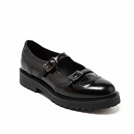 Kadın Oxford ( Klasik) 745784DM Donna Serena 5784DM ABRAS PEL NER/OXO NER