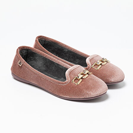 Kadın Babet IF5391 Berevere BAILARINA VULC. COPETE TERCIOPELO H048 Negro