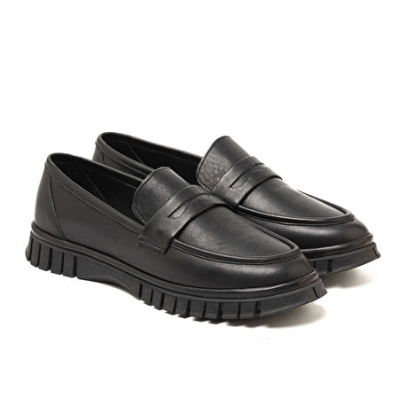 Kadın Oxford ( Klasik) MAR-25K-146-24408 John May Siyah 01