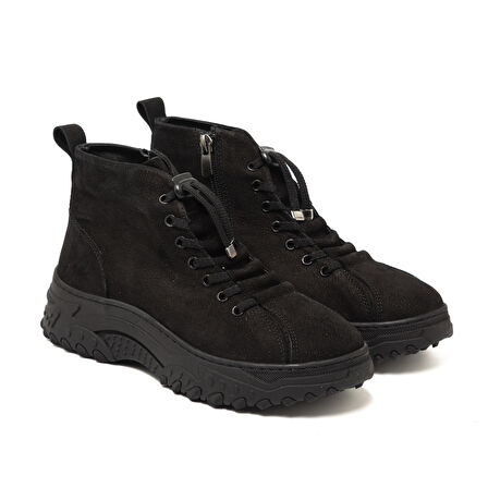 Kadın Bot MAR-25K-192-203 John May Siyah Nubuk