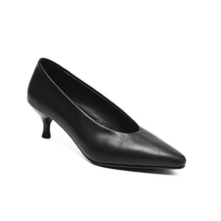 Kadın Topuklu/ Stiletto MAR-25K-242-ANNY John May Siyah Cilt