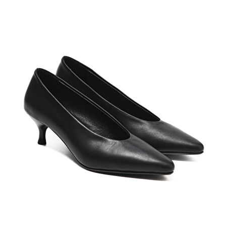 Kadın Topuklu/ Stiletto MAR-25K-242-ANNY John May Siyah Cilt