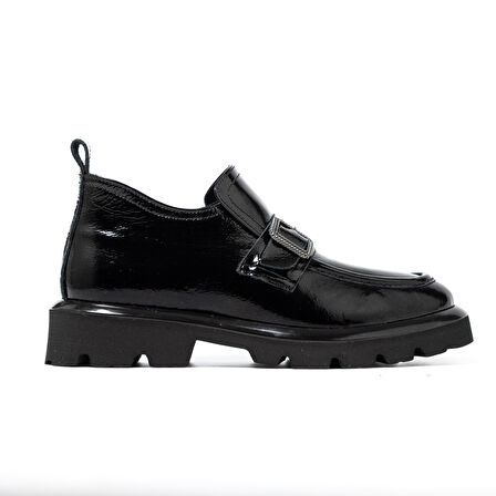 Kadın Oxford ( Klasik) RC-25K-195-M8400 John May Siyah Rugan