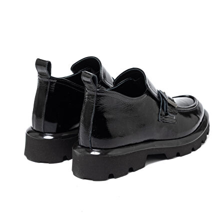 Kadın Oxford ( Klasik) RC-25K-195-M8400 John May Siyah Rugan