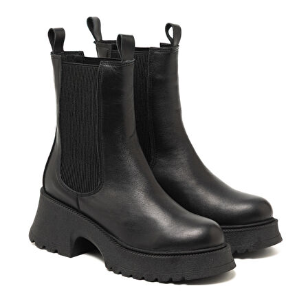 Kadın Bot RC-25K-001K-R33602 John May Siyah-26