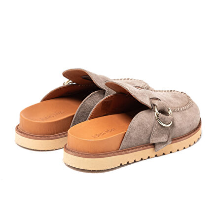 Kadın Terlik RC-26Y-180-59084 John May Bej Süet 17