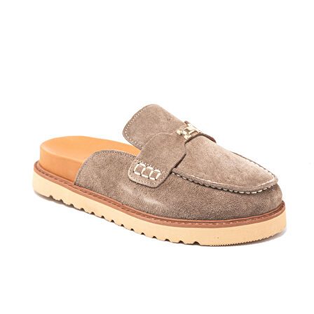 Kadın Terlik RC-26Y-180-23026 John May Bej Süet 17