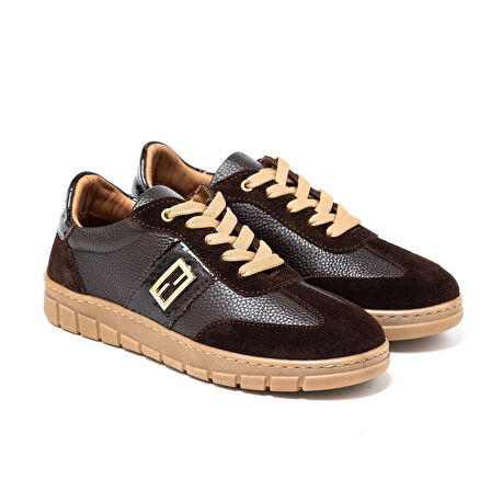 Kadın Sneaker ( Günlük) RC-26Y-055-7122 John May Kahve Süet-Kahve Fltr-Kahv Yln