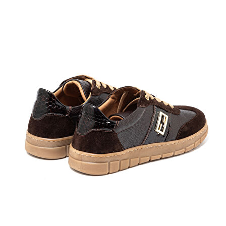 Kadın Sneaker ( Günlük) RC-26Y-055-7122 John May Kahve Süet-Kahve Fltr-Kahv Yln