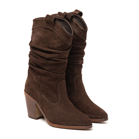 Kadın Çizme RC-25K-001-R17300 John May Kahve Süet 7