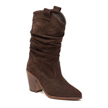 Kadın Çizme RC-25K-001-R17300 John May Kahve Süet 7