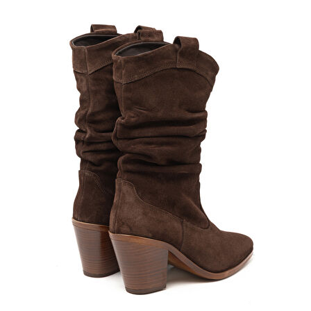 Kadın Çizme RC-25K-001-R17300 John May Kahve Süet 7