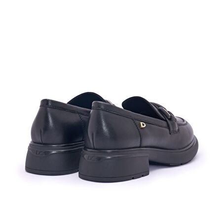 Kadın Oxford ( Klasik) 9P5882MN Donna Serena  5882MN  PELLE NER ACC GOLD