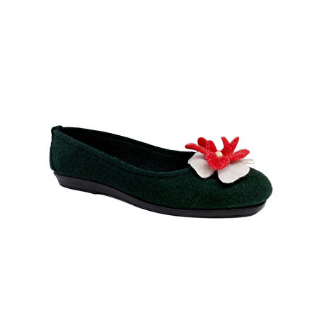 Kadın Babet 2023/R Green Life BALLERINA WOOLINE