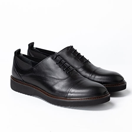 Erkek Oxford ( Klasik) KA-26Y-C4627 John May CASUAL Shoe Black Bambi