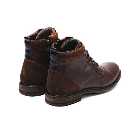 Erkek Bot 1041 021 WK-John May Orkut Suede Cognac
