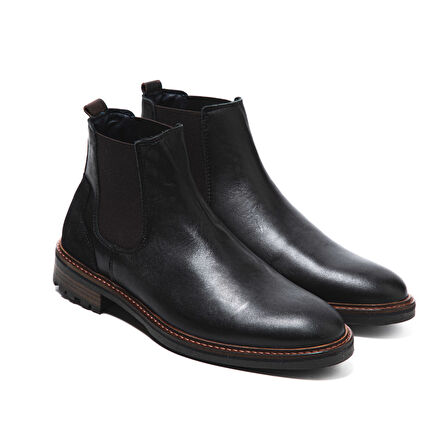 Erkek Bot 1124 005 WK-John May Orkut Suede Black