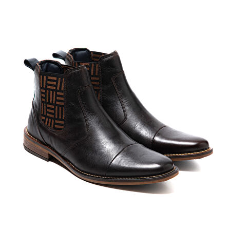 Erkek Bot 1158 001 WK-John May Orkut Suede Brown