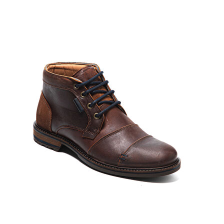 Erkek Bot 10522 021 WK-John May Orkut Suede Cognac