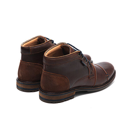 Erkek Bot 10522 021 WK-John May Orkut Suede Cognac