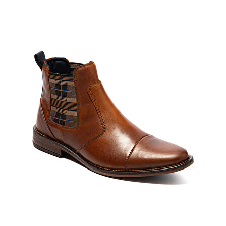 Erkek Bot 1158 001 WK-John May Orkut Suede Cognac