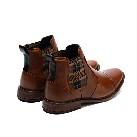 Erkek Bot 1158 001 WK-John May Orkut Suede Cognac