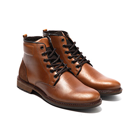 Erkek Bot 1179 010 WK-John May Orkut Suede Cognac