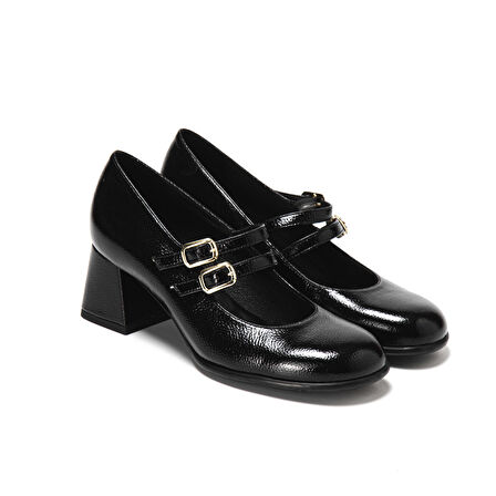 Kadın Topuklu/ Stiletto 205307RY Donna Serena 5307 SottoVetro RY Nero