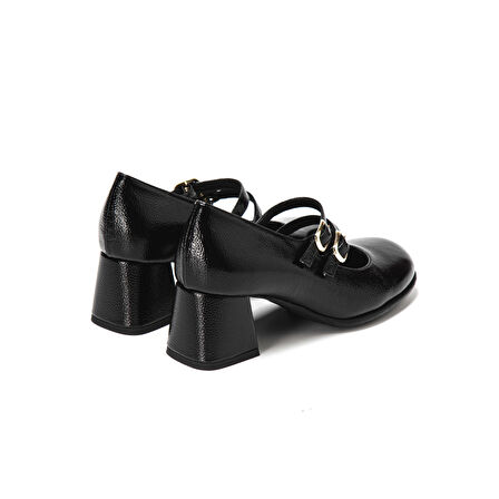 Kadın Topuklu/ Stiletto 205307RY Donna Serena 5307 SottoVetro RY Nero