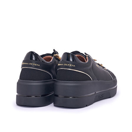 Kadın Sneaker ( Günlük) 185722DM Donna Serena  VARIANTE  5722DM Nero/Platino