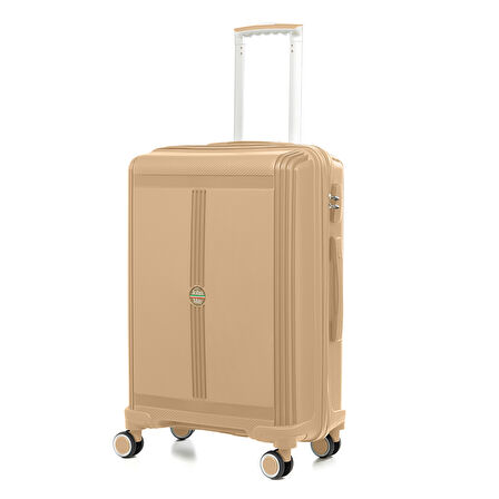 Unisex  JMY8101.06 John May PP Silikon Valiz Orta Boy  67x41x29cm  Vizon