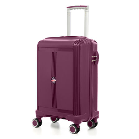 Unisex  JMY8101.09 John May PP Silikon Valiz Küçük Boy  57x35x25cm  Mor