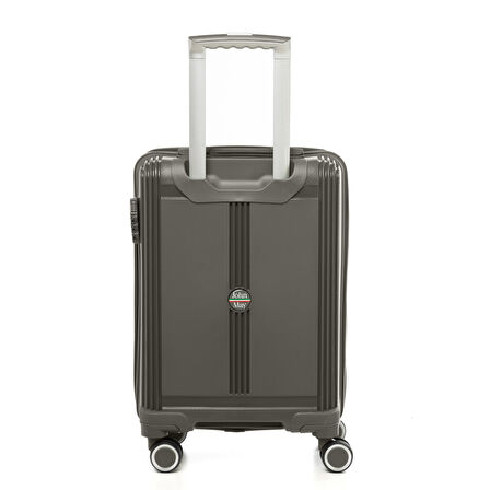 Unisex  JMY8101.07 John May PP Silikon Valiz Küçük Boy  57x35x25cm  Gri