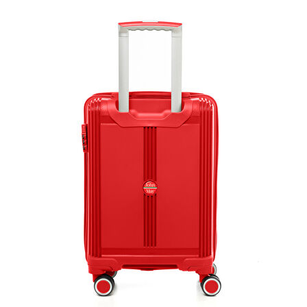 Unisex  JMY8101.19 John May PP Silikon Valiz Küçük Boy  57x35x25cm Kırmızı