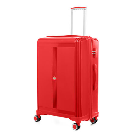 Unisex  JMY8101.19 John May PP Silikon Valiz Büyük Boy 78 x48x32cm  Kırmızı