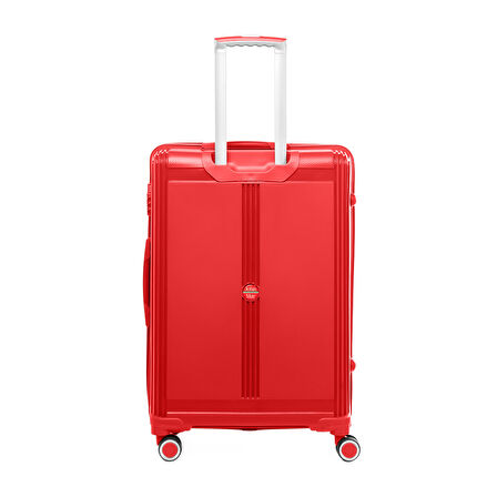 Unisex  JMY8101.19 John May PP Silikon Valiz Büyük Boy 78 x48x32cm  Kırmızı