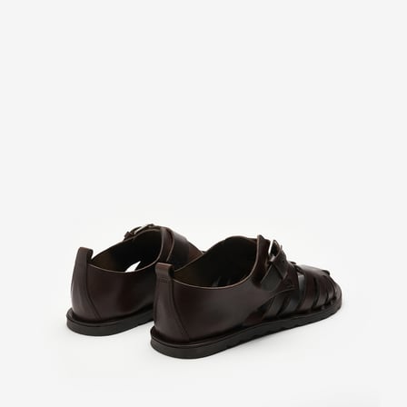  Leather Erkek Terlik M6505 The Sandals Factory TDM