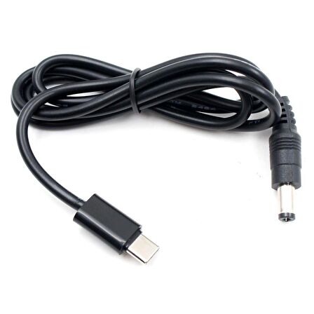 Usb Type c - Dc Jack Kablo 5.5 mm1.5 metre